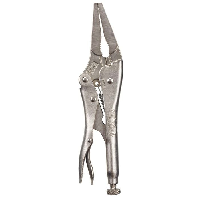 Irwin 225mm Long Nose Locking Pliers With Wire Cutter