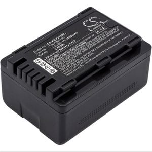 Replacement Battery for Panasonic VW-VBT190  HC-VX1 HC-V180 HC-VXF1 HC-V130 HC-V800 Camcorder