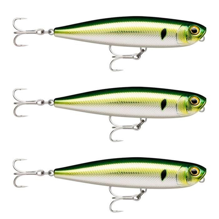 3x Rapala 11cm Precision Xtreme Pencil Saltwater Fishing Lures - Pilchard