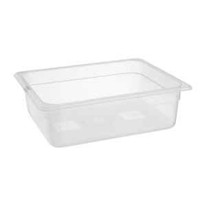 Nisbets Essentials Gastronorm Pan Polypropylene 1/2 Gn 100mm 5.9l Food Storage Container