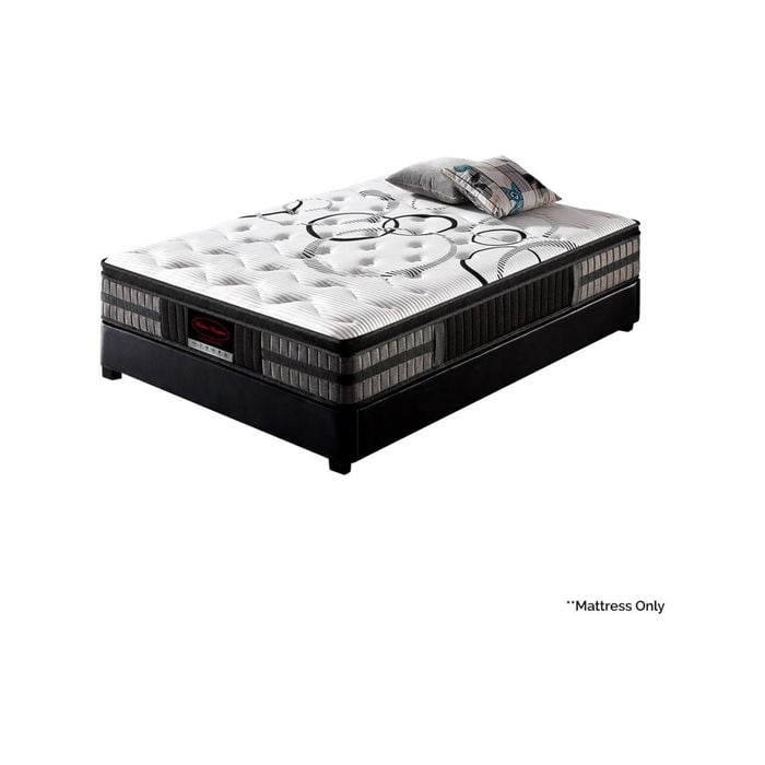Queen Mattress in Gel Memory Foam Pocket Coil Medium Firm Bed 34cm Thick