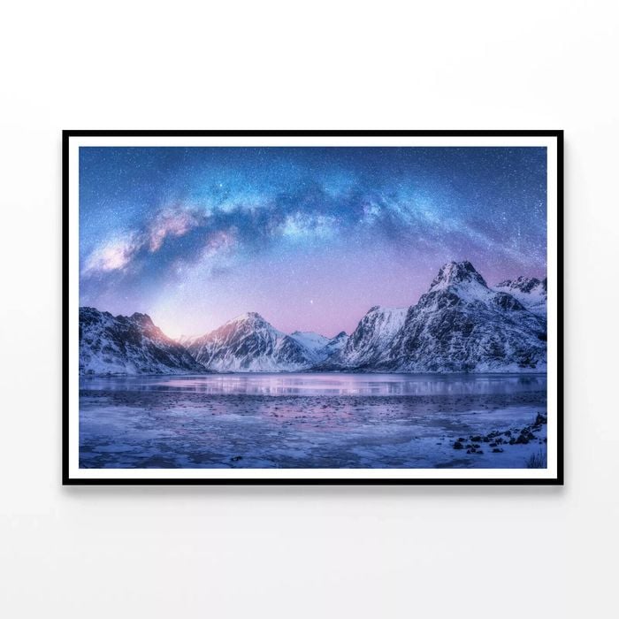 Foreground & Mountains  Print 100% Australian Made 120x90cm  (Poster)