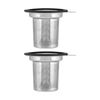 2x Maxwell & Williams Blend Wide Stainless Steel Basket Tea Infuser