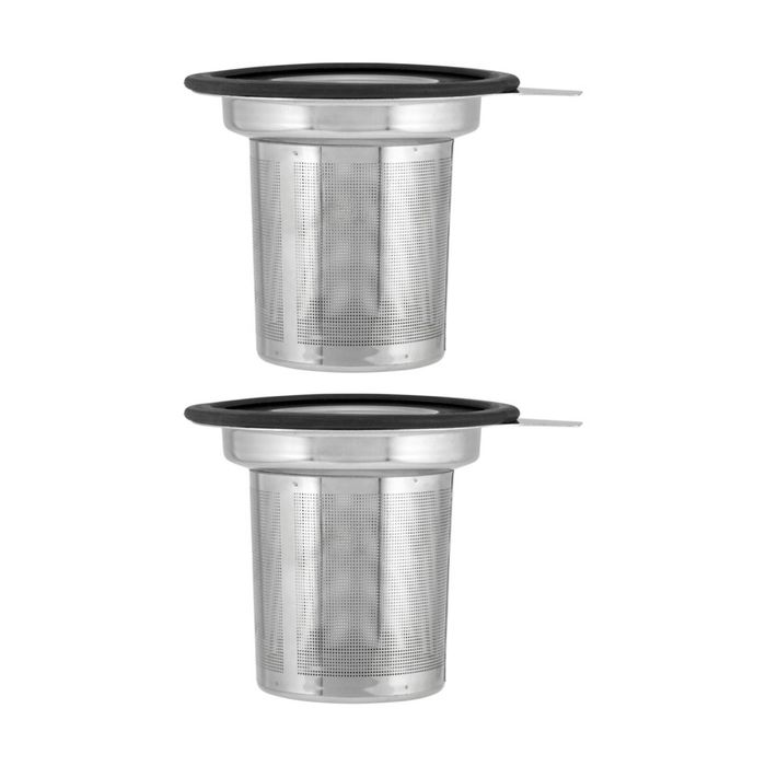2x Maxwell & Williams Blend Wide Stainless Steel Basket Tea Infuser