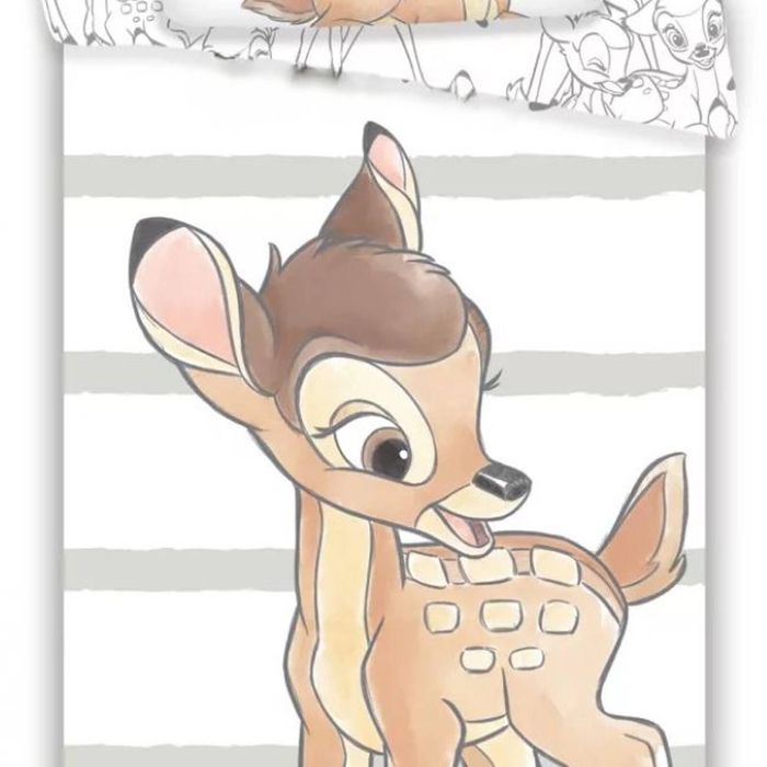 Disney Bambi Smile Kids Cotton Quilt Cover Set for Toddler Bed Size