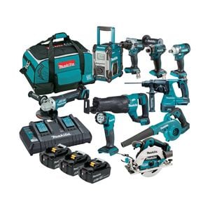 Makita 18V Brushless 10 Piece Combo Kit DLX1059TX1