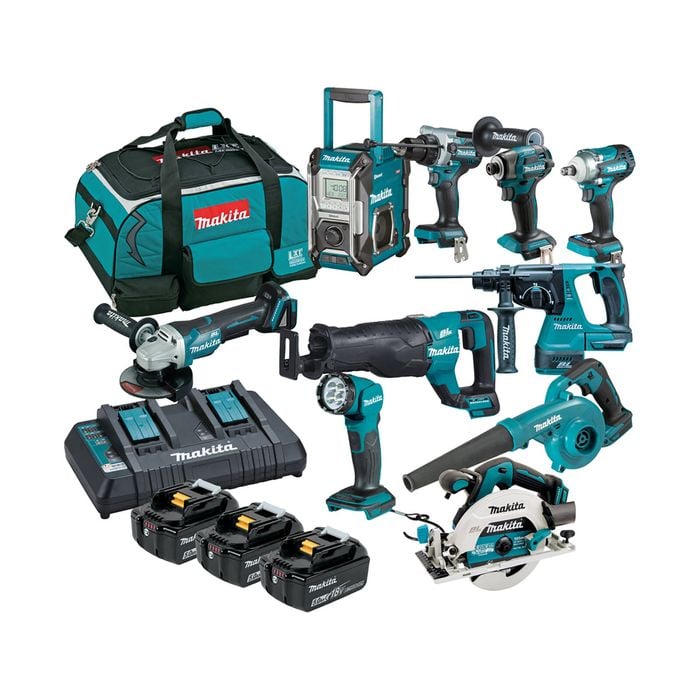 Makita 18V Brushless 10 Piece Combo Kit DLX1059TX1