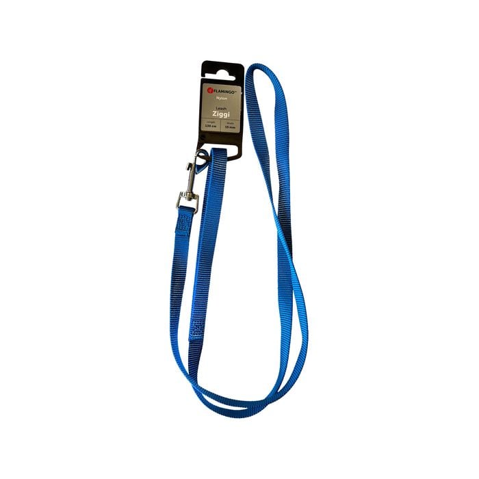 Flamingo Ziggi 130 x 1.5cm Blue Dog Leash