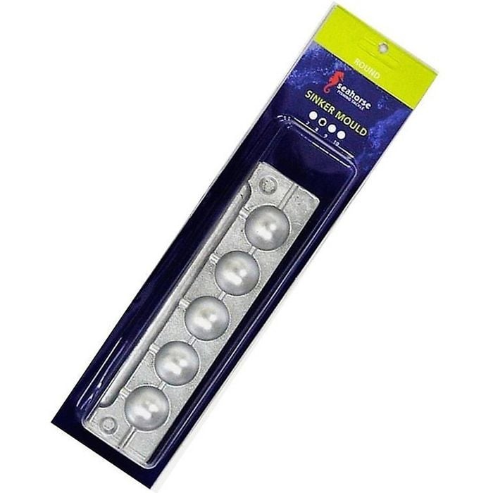 Seahorse 8 Ball Sinker Mould - Makes 5 Sinkers