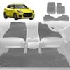 6D Diamond Car Floor Mats for Suzuki Swift Sport 2017-Current-Full Set-Grey-Outback GT