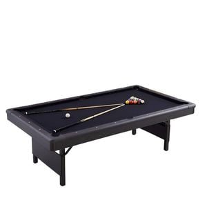 TOPONE Vela Foldable Pool Table | 7FT/8FT Billiard Table for Home & Game Room - Black, 7FT TABLE
