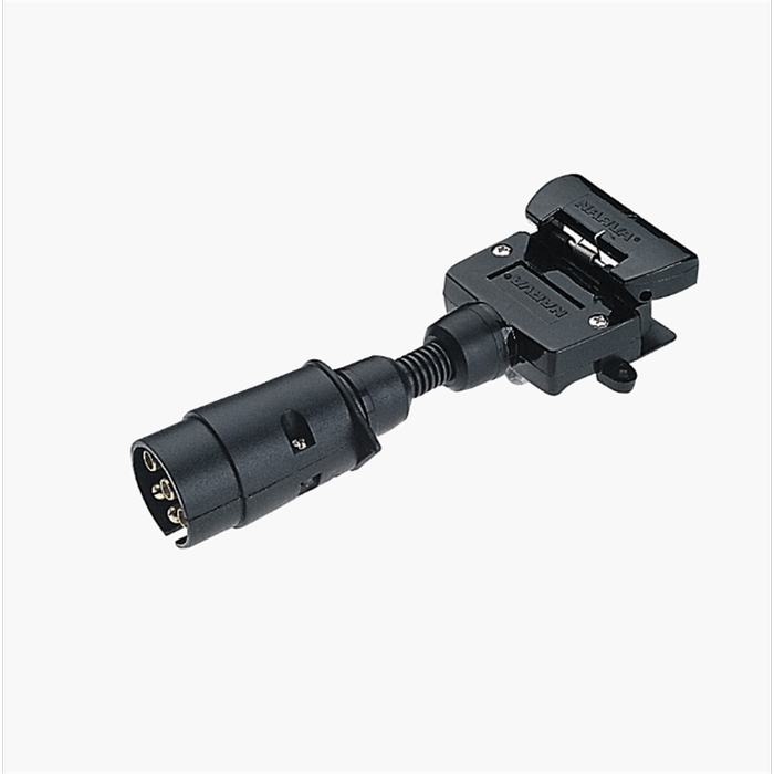 Narva 7 Pin Large Round To Flat Trailer Socket