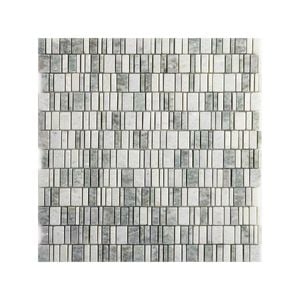 Decor8 305 x 310mm Mayan Orient Green Honed Mosaic Tile