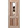 Woodcraft 2040 x 820 x 40mm Entrance Door Hamlett Gold Lead TG Glass TG62GRB
