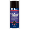 Dulux 300g Metalshield Epoxy Enamel Spray Paint Flat Black - Black
