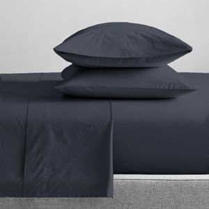 Renee Taylor Mega Queen Sheet Set 300TC Organic Cotton Home Bedding Turbulence