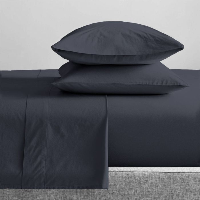 Renee Taylor Mega Queen Sheet Set 300TC Organic Cotton Home Bedding Turbulence
