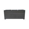 Tuscan Path 98 x 34 x 43cm Savannah Tri Planter Grey