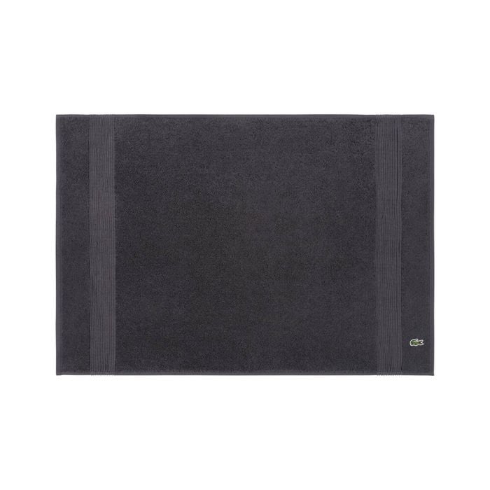 Lacoste LLECROCO Cotton Bath Mat Bitume 50x70cm - Grey