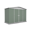Absco Sheds 3.0 x 1.44 x 2.06m Pale Eucalypt Regent Double Door Garden Shed