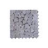 Tuscan Path Charcoal Limestone 4pc Click Tile Flooring