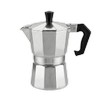 3 Cup Coffee Percolator Moka Espresso Stove Top Maker Perculator Aluminium Stove Top - Silver | Aluminium | Stovetop Percolator