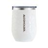 Stemless Vacuum Insulated Wine Tumbler 355ml (12oz) - Print Series Snow Leopard