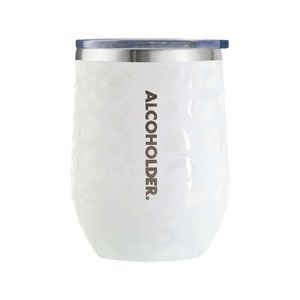 Stemless Vacuum Insulated Wine Tumbler 355ml (12oz) - Print Series Snow Leopard