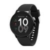 Reflex Active Series 22 Silicone Strap Heart Rate Tracking Smart Watch Black