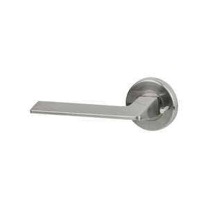 Sylvan Satin Nickel Roma Plate Privacy Lever Set