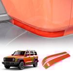 Orange Rear Bumper Corner Cover Trim for GWM Tank 300 Tank300 2023-2024 Decorative Panel