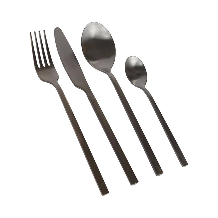 Argon Tableware Stainless Steel Dinner Knives - 21cm - 12x Durable Rust Resistant Stainless Steel Dishwasher Safe Flatware Set