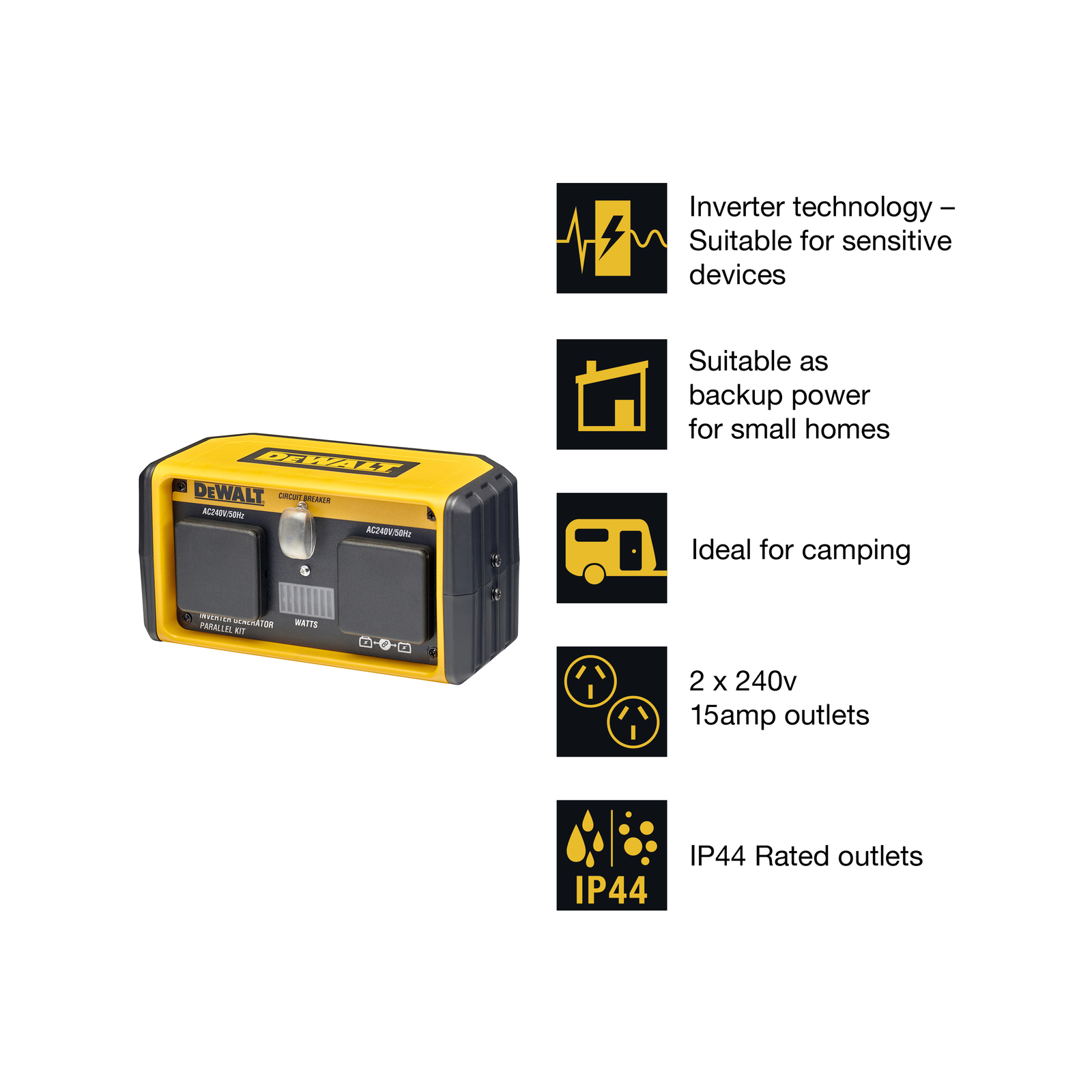 Dewalt inverter generator parallel kit sale