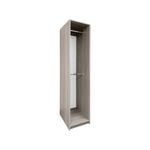 Bedford 450mm Light Ash 1 Door Wardrobe Shell