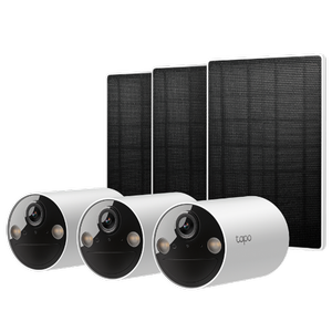 Tapo 2K Solar-Powered Security Camera Kit (3-pack)