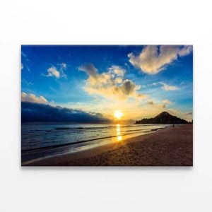 Sunset Beach Scenery in Thailand  Print 100% Australian Made 150 x 100cm  (Stretched)