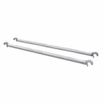 Gorilla Commercial Scaffold Handrails - 2 Pack