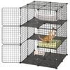 Advwin Cat Cage 3 Tier  DIY Cat Condo House Cat Villa Pet Enclosure
