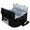 P&p Black Blue Dog Car Seat Bed Portable Pet Carrier Travel Safety Cushion