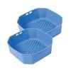 Healthy Choice Air Fryer Bpa-free Multi-purpose Silicone Liners, 2-pack