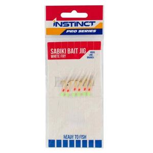 Instinct Pro Sabiki White Fry Bait Fishing Jig 6