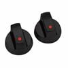 Gasmate Black Replacement BBQ Knobs - 2 Pack