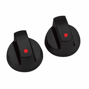 Gasmate Black Replacement BBQ Knobs - 2 Pack