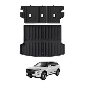 AUSGO Boot Liner Back Seat Protector Set for Jaecoo J7 2024-Onwards Cargo Mat Kick Mats