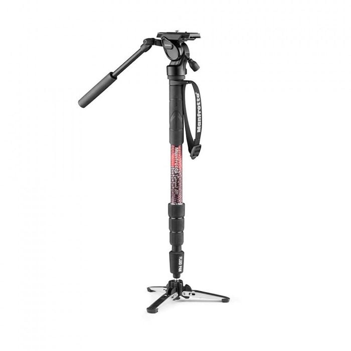 Manfrotto Element Mii Video Monopod W Fluid Base Foldable Feet