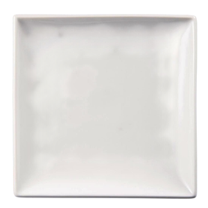 Olympia Whiteware Square Plates Porcelain Stackable White 295mm 6 Pack