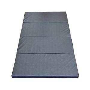 Large 240cm X 120cm X 4cm Gymnastics Folding Gym Exercise Yoga Mat - Black