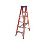 Indalex 1.8m 180kg Pro Series Industrial Fibreglass Single Sided Step Ladder