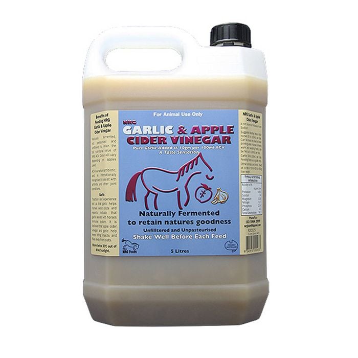 Nrg Garlic & Apple Cider Vinegar Natural Fermented Horse Supplement 5L
