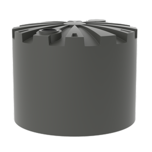 Melro Tanks 50000L Round Poly Water Tank - Slate Grey